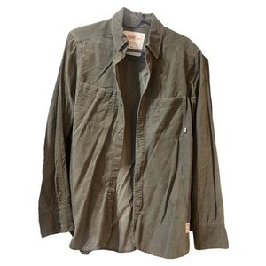 TNA army green overshirt (curdoroy like texture) size XS